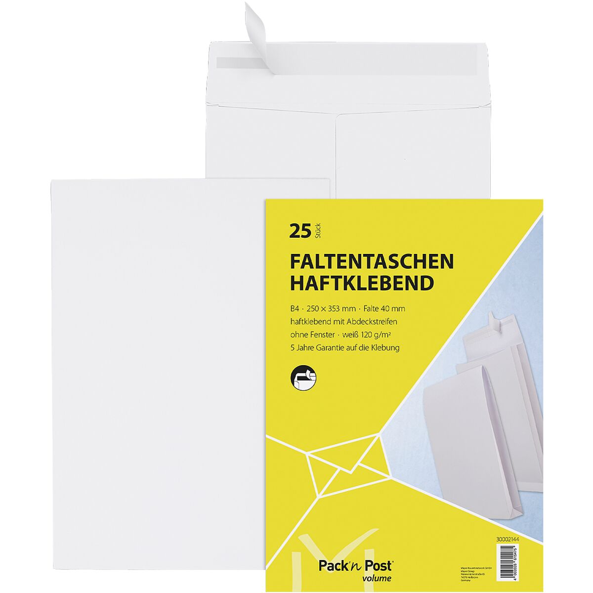 Mailmedia 25 Zak Enveloppen Met Balg B4 120 G M Zonder Venster Voordelig Bij Otto Office Kopen